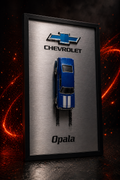 Quadro Chevrolet Opala 3D Premium – Miniatura em Alto Relevo | Gênios do Acrílico