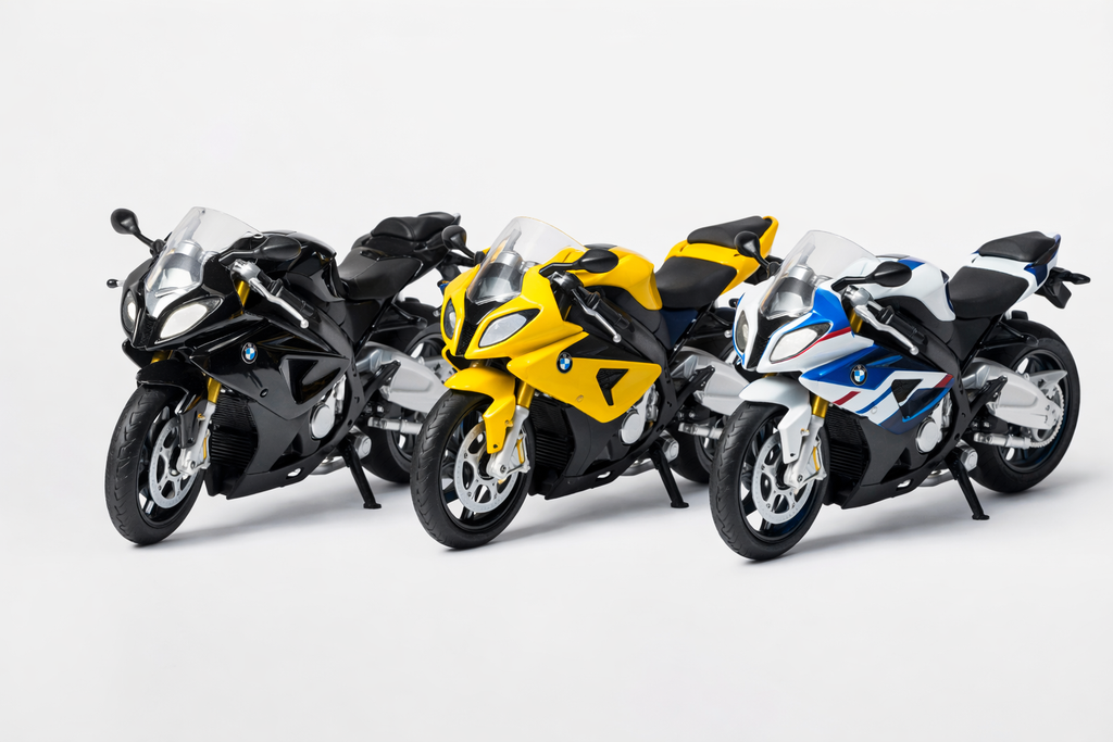 BMW S1000RR 1:12 Miniatura Premium em Metal – Super Sport Collection