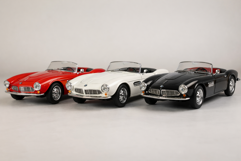 Miniatura Roadster Vintage 1950 1:24 em Metal Diecast – Edição Clássica