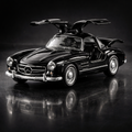Miniatura de Carro Esportivo em Metal com Sistema Pullback