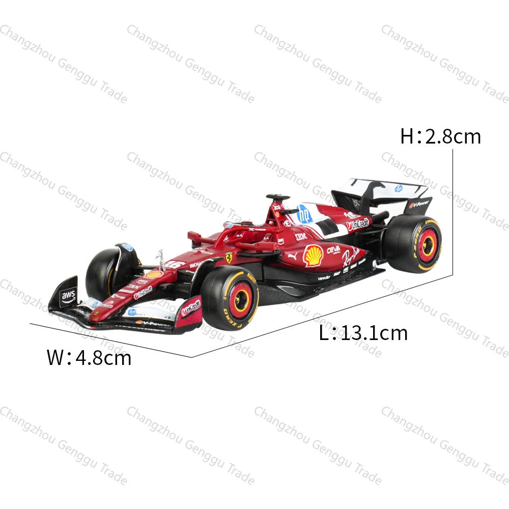 Bburago 1:43 2025 Ferrari SF25 RB21 W16 MCL39 AMR25 A525 F1 Racing Formula Car Static Simulation Diecast Alloy Model Car