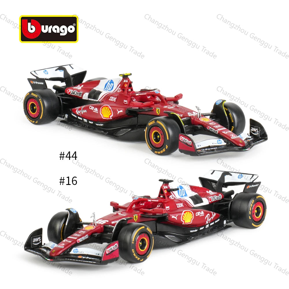 Bburago 1:43 2025 Ferrari SF25 RB21 W16 MCL39 AMR25 A525 F1 Racing Formula Car Static Simulation Diecast Alloy Model Car