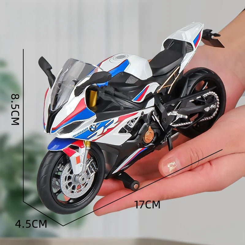 BMW S1000RR 1:12 Miniatura Premium em Metal – Super Sport Collection