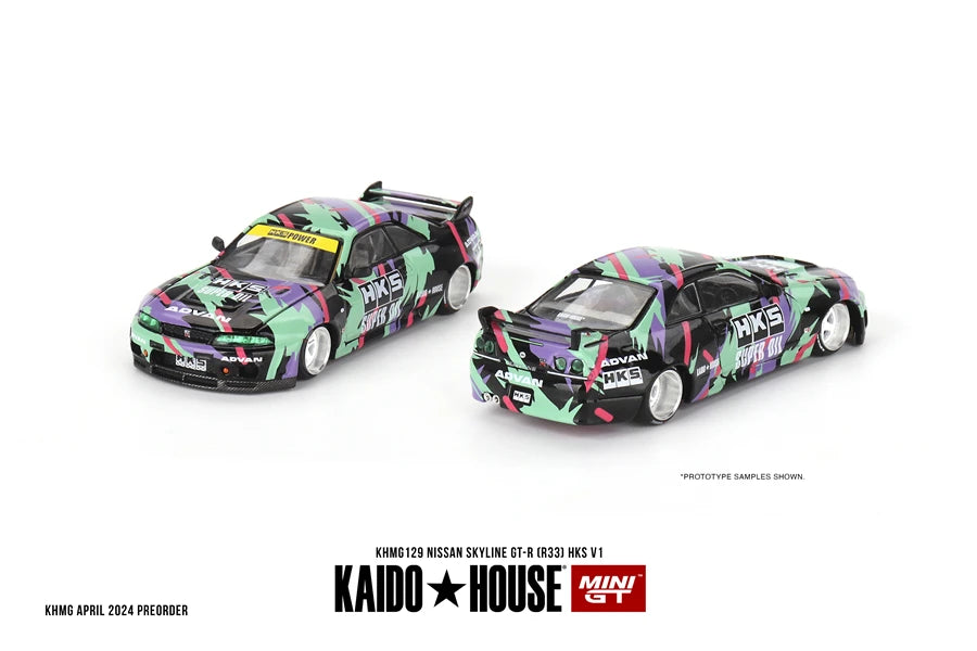 Miniaturas Mini GT 1:64 – Coleção Kaido Racing Edition | BMW, Nissan, Lamborghini e Supercars Premium