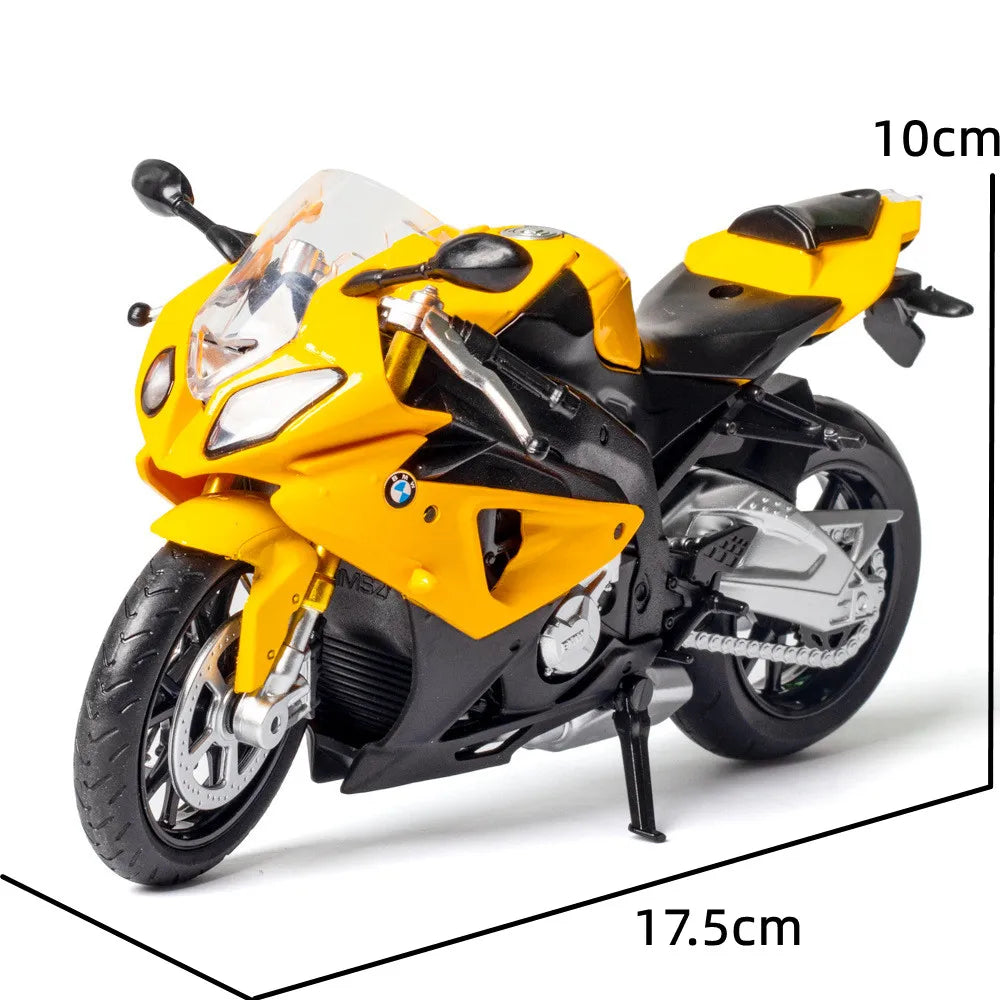 BMW S1000RR 1:12 Miniatura Premium em Metal – Super Sport Collection