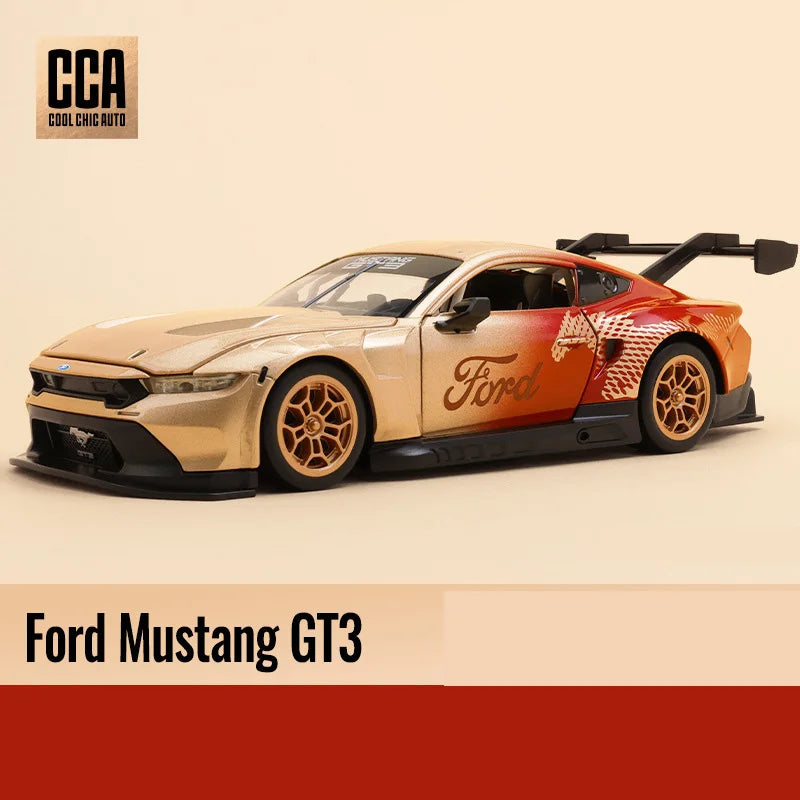 Miniatura BMW M4 GT3 1:24 – Edição Racing Premium em Metal com Som e Iluminação