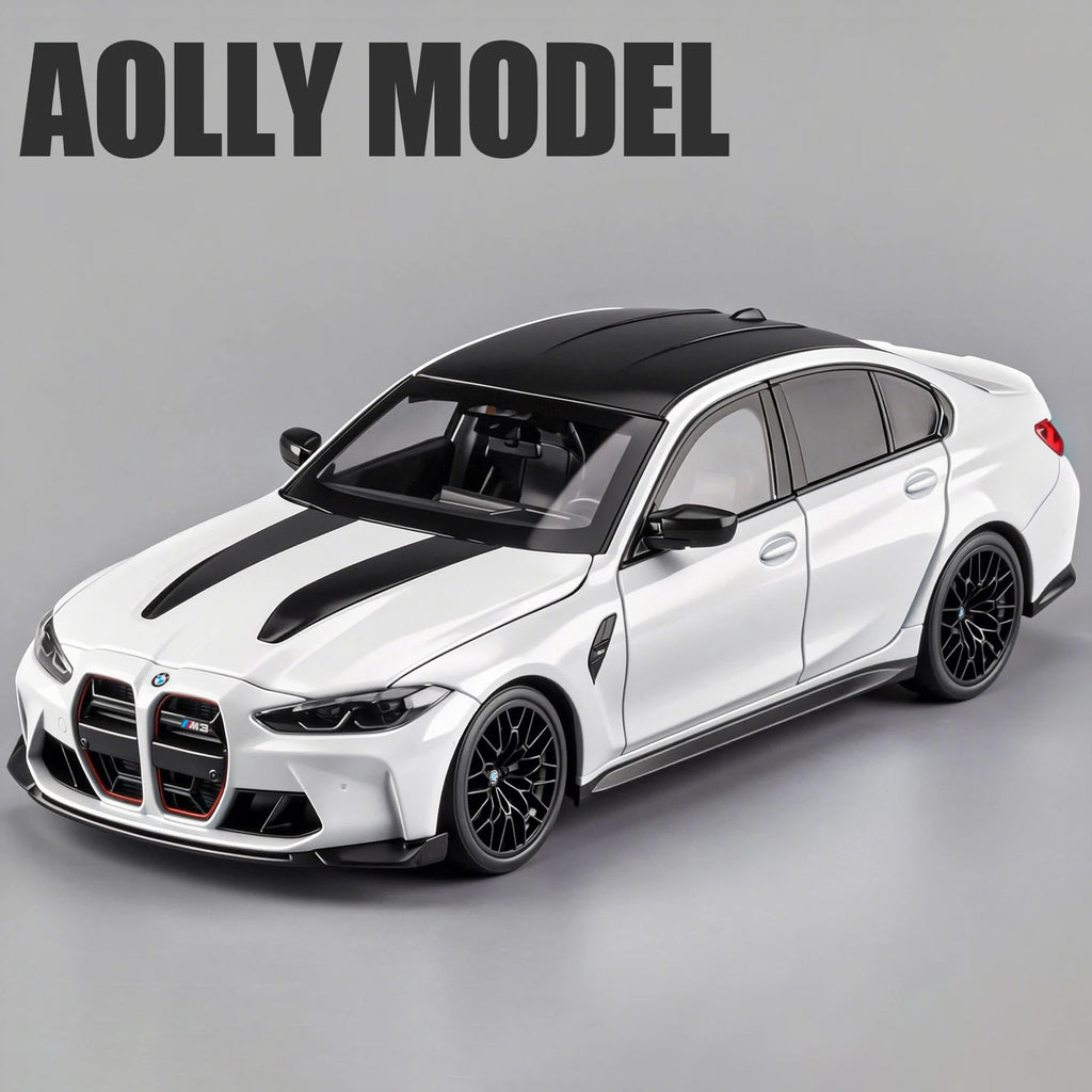 BMW M3 CS G80 1:18 – Edição M Power Performance em Metal Colecionável
