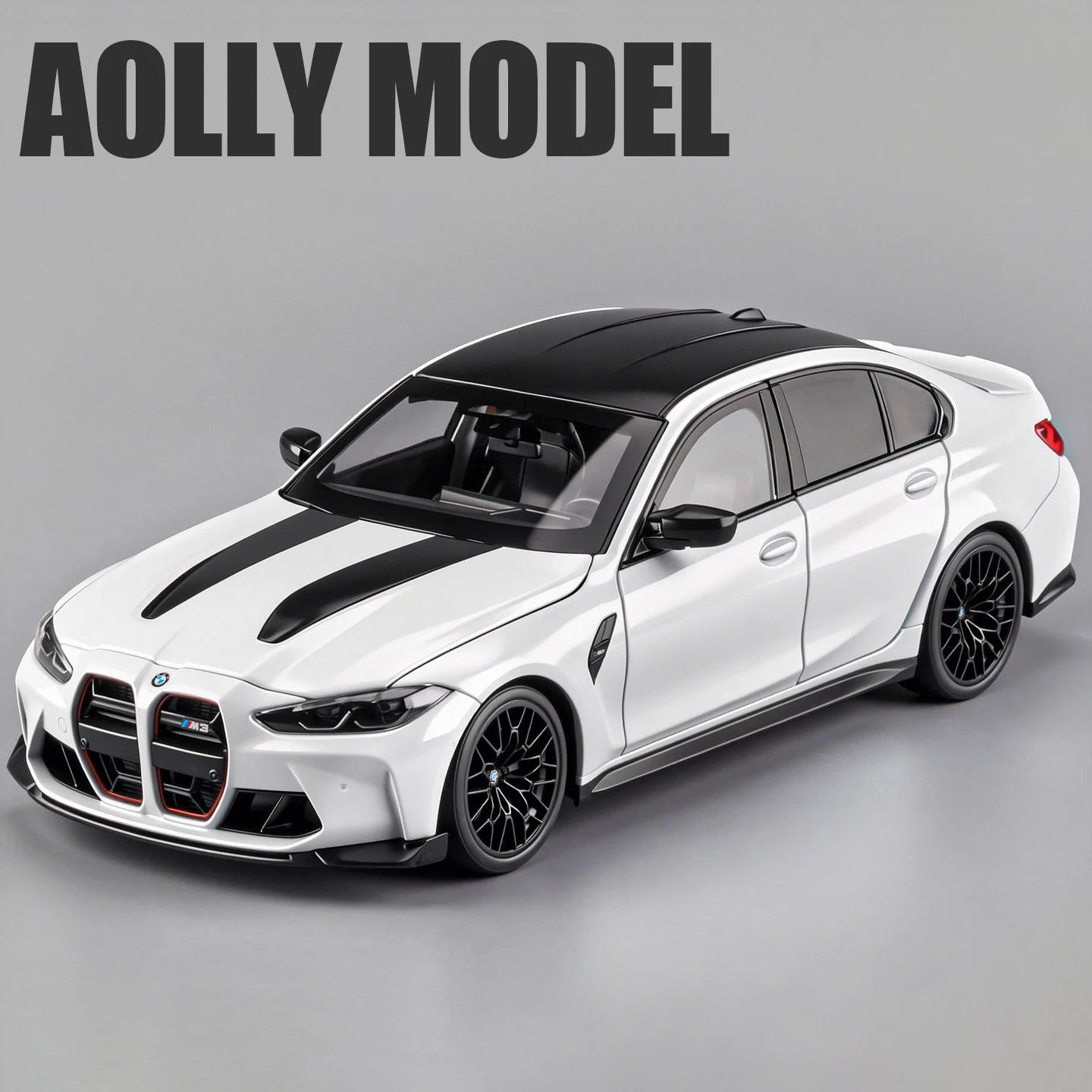 BMW M3 CS G80 1:18 – Edição M Power Performance em Metal Colecionável