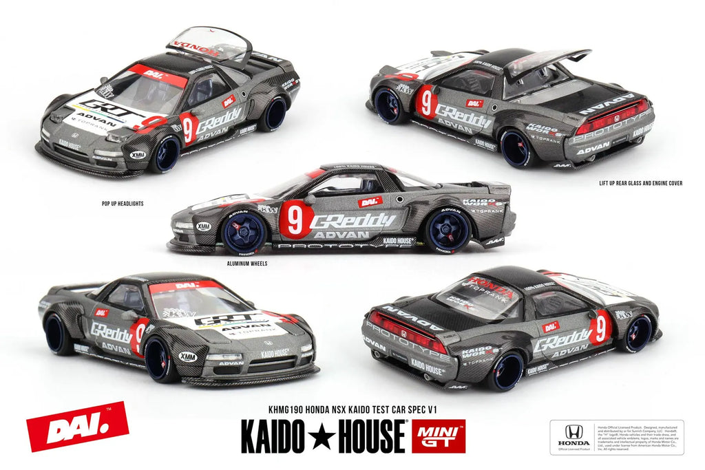 Miniaturas Mini GT 1:64 – Coleção Kaido Racing Edition | BMW, Nissan, Lamborghini e Supercars Premium