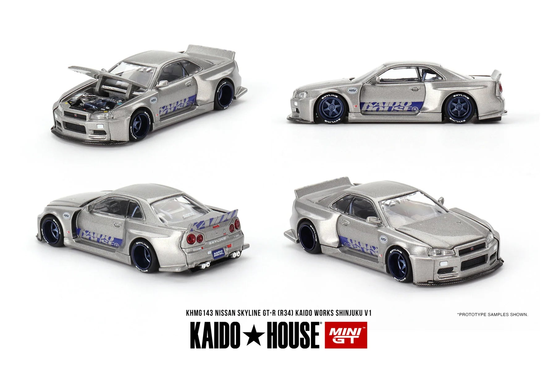 Miniaturas Mini GT 1:64 – Coleção Kaido Racing Edition | BMW, Nissan, Lamborghini e Supercars Premium