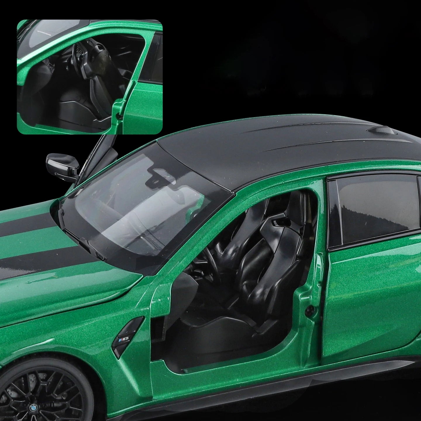 BMW M3 CS G80 1:18 – Edição M Power Performance em Metal Colecionável
