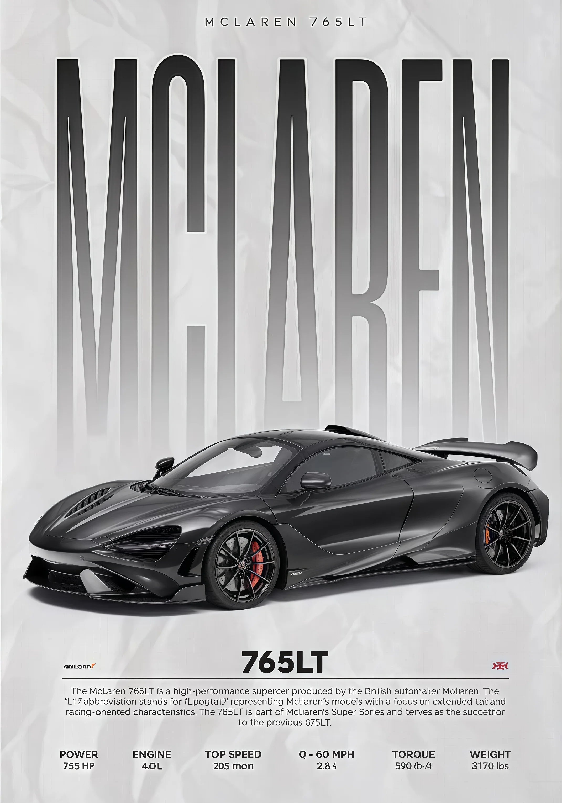 Poster Supercarros Modernos – Arte Automotiva