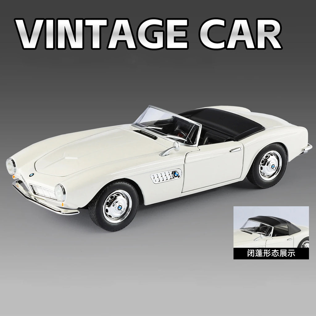 Miniatura Roadster Vintage 1950 1:24 em Metal Diecast – Edição Clássica