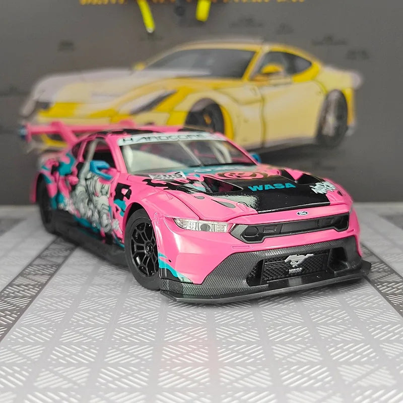 Miniatura BMW M4 GT3 1:24 – Edição Racing Premium em Metal com Som e Iluminação