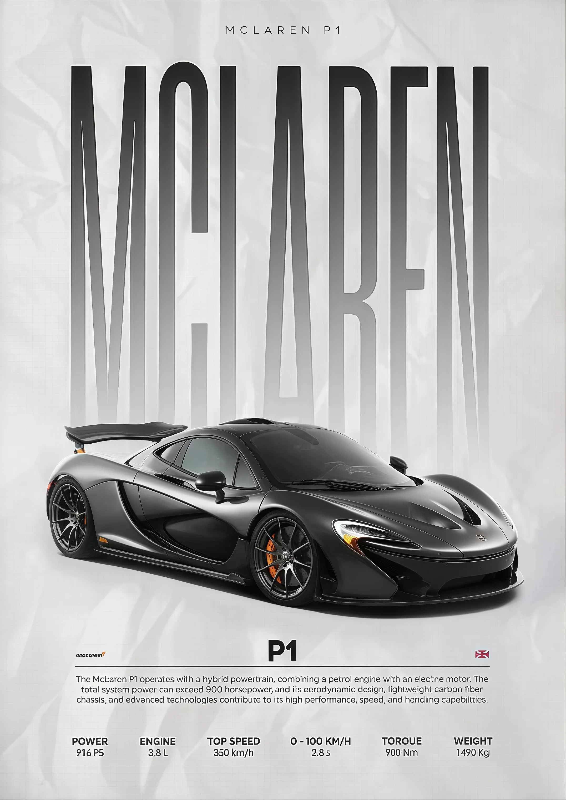 Poster Supercarros Modernos – Arte Automotiva