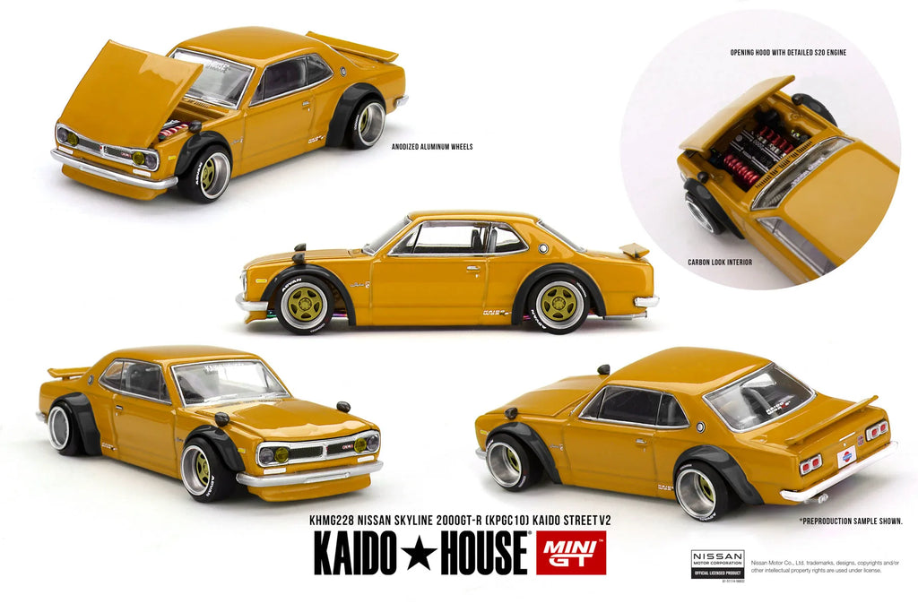 Miniaturas Mini GT 1:64 – Coleção Kaido Racing Edition | BMW, Nissan, Lamborghini e Supercars Premium