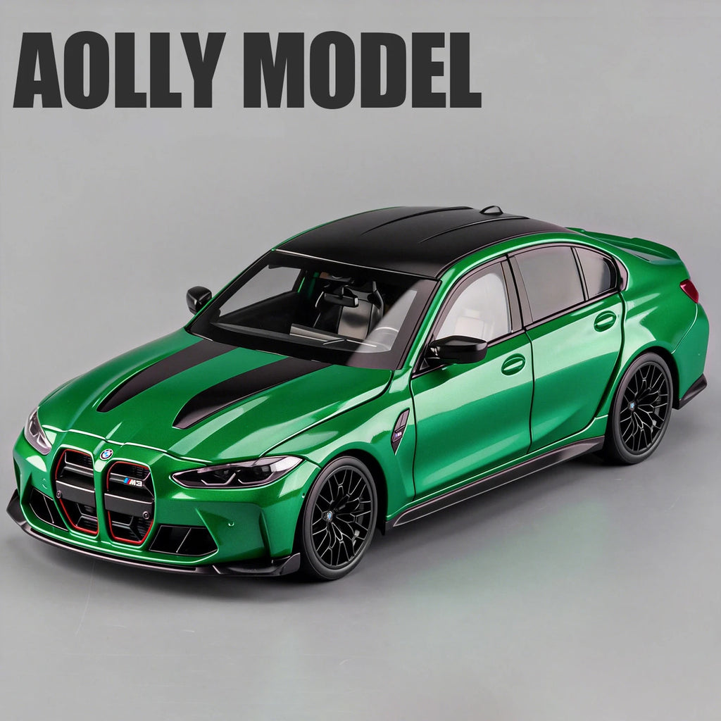 BMW M3 CS G80 1:18 – Edição M Power Performance em Metal Colecionável