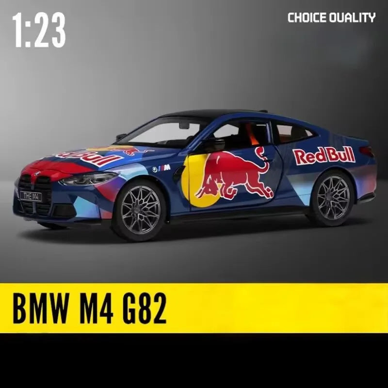 Miniatura BMW M4 GT3 1:24 – Edição Racing Premium em Metal com Som e Iluminação