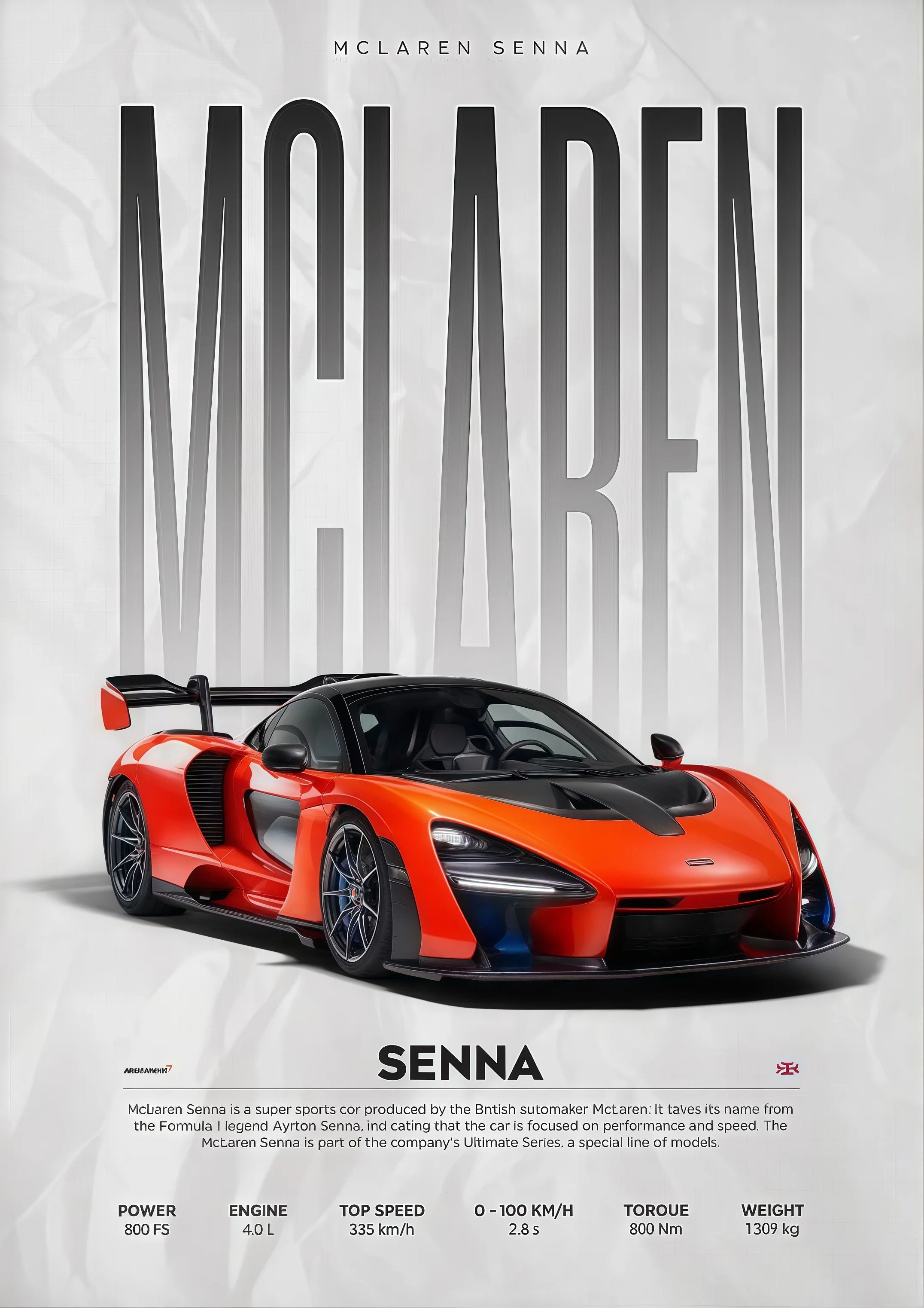 Poster Supercarros Modernos – Arte Automotiva