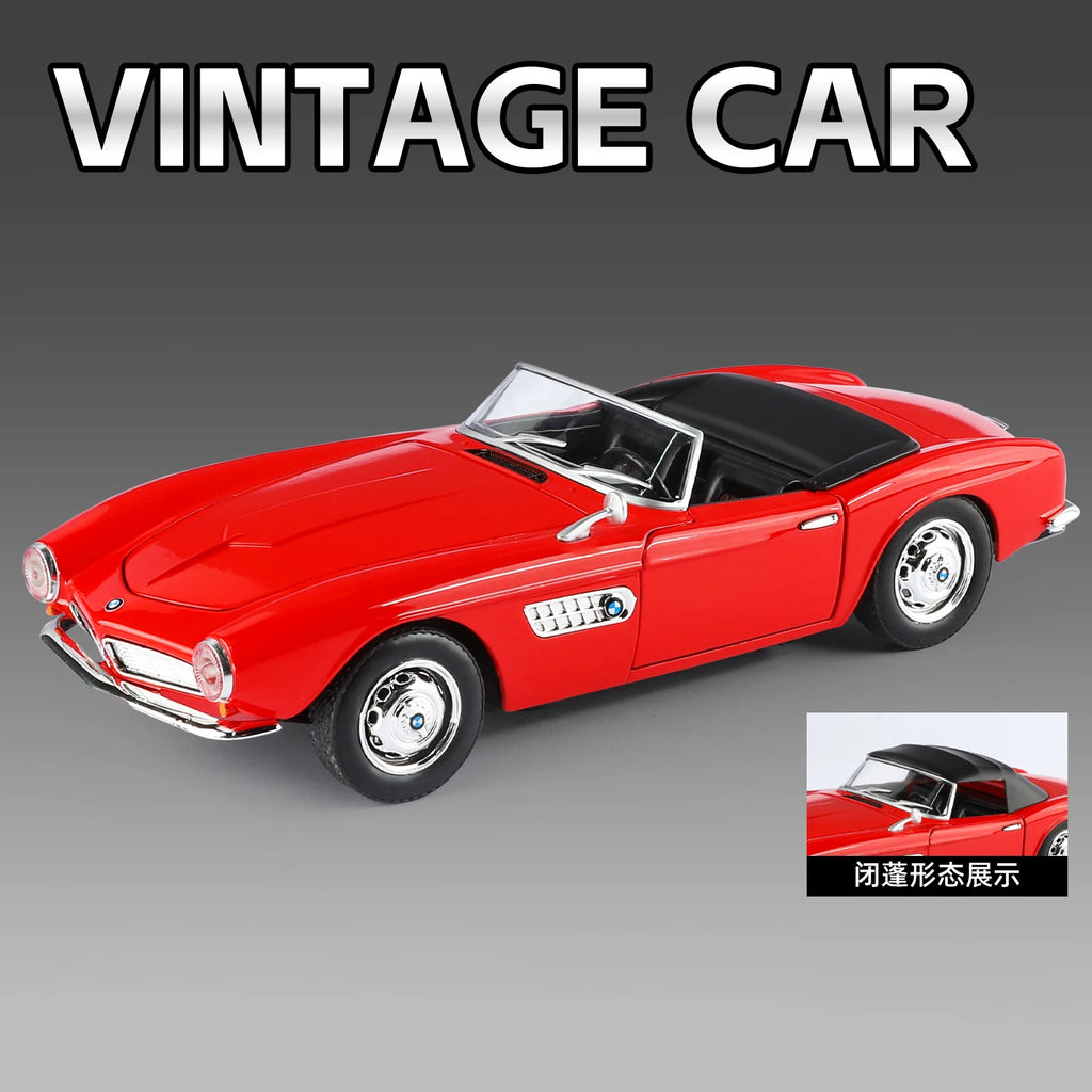 Miniatura Roadster Vintage 1950 1:24 em Metal Diecast – Edição Clássica