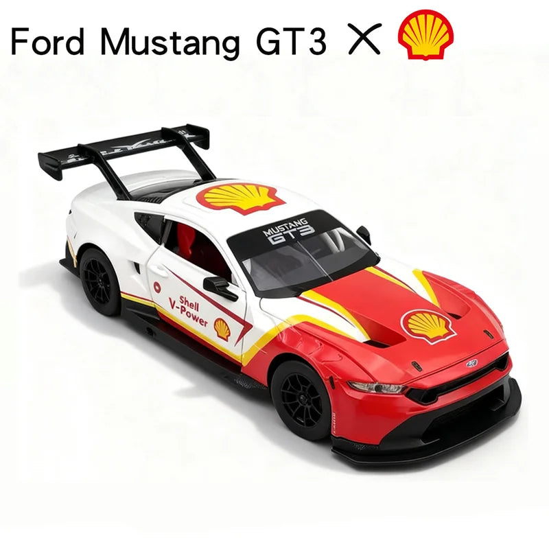 Miniatura BMW M4 GT3 1:24 – Edição Racing Premium em Metal com Som e Iluminação