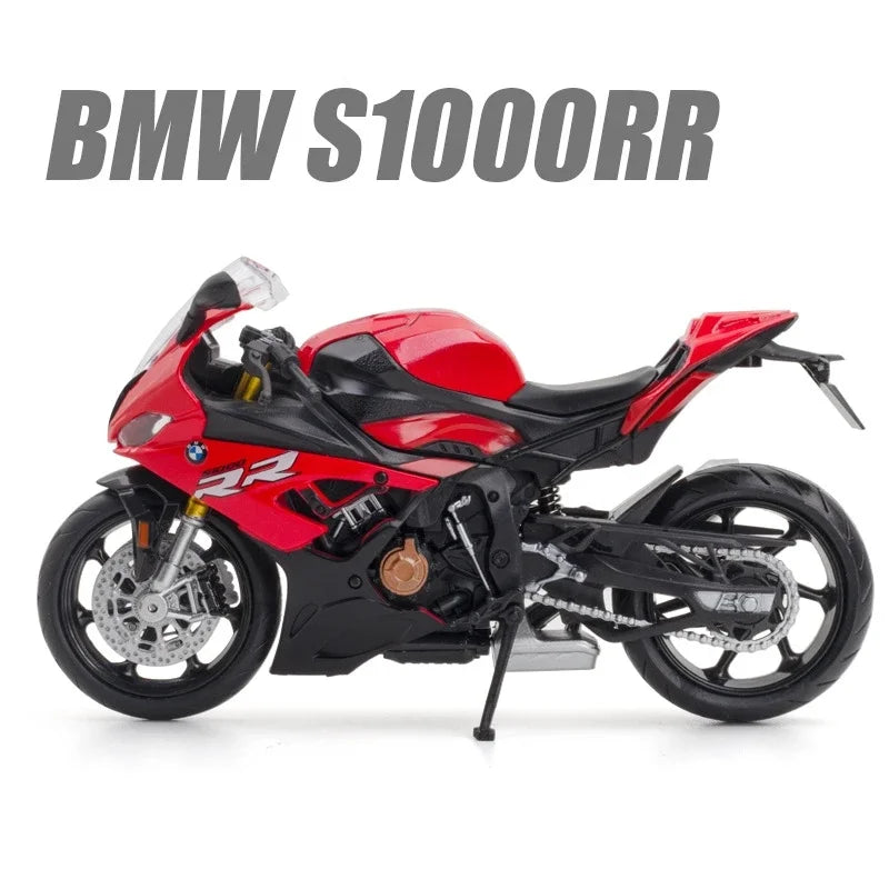 BMW S1000RR 1:12 Miniatura Premium em Metal – Super Sport Collection